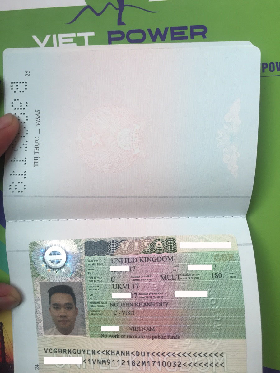 Chúc mừng visa Anh Quốc